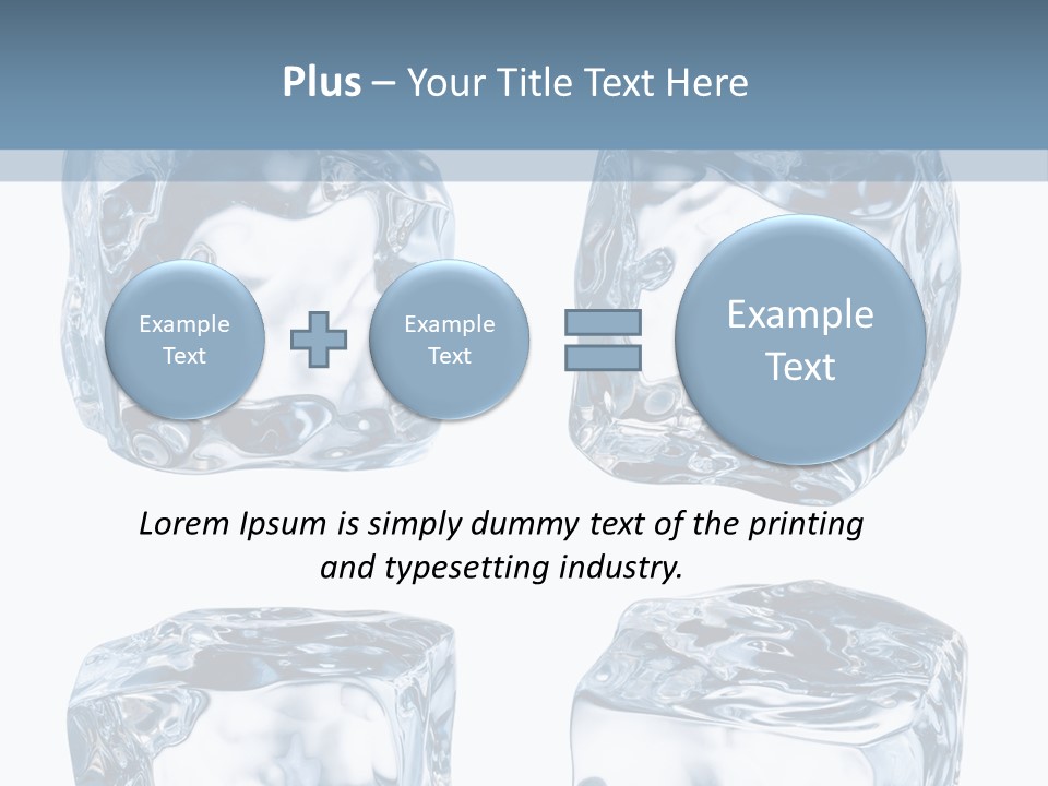 White Blocks Background PowerPoint Template