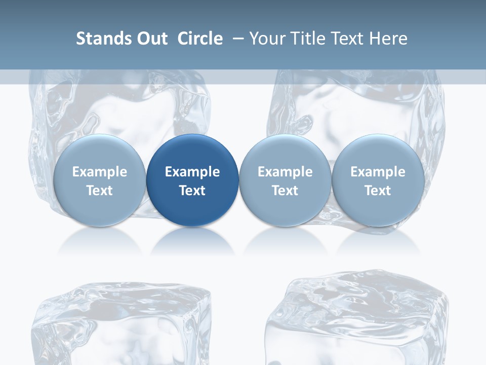 White Blocks Background PowerPoint Template