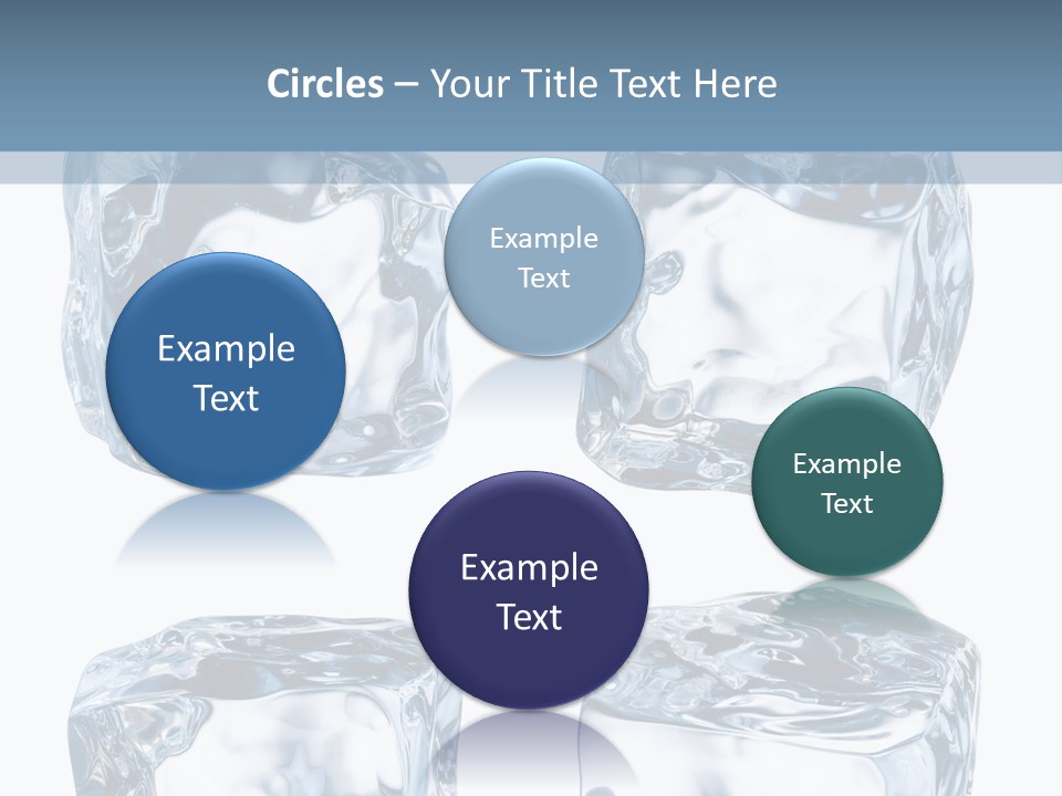 White Blocks Background PowerPoint Template