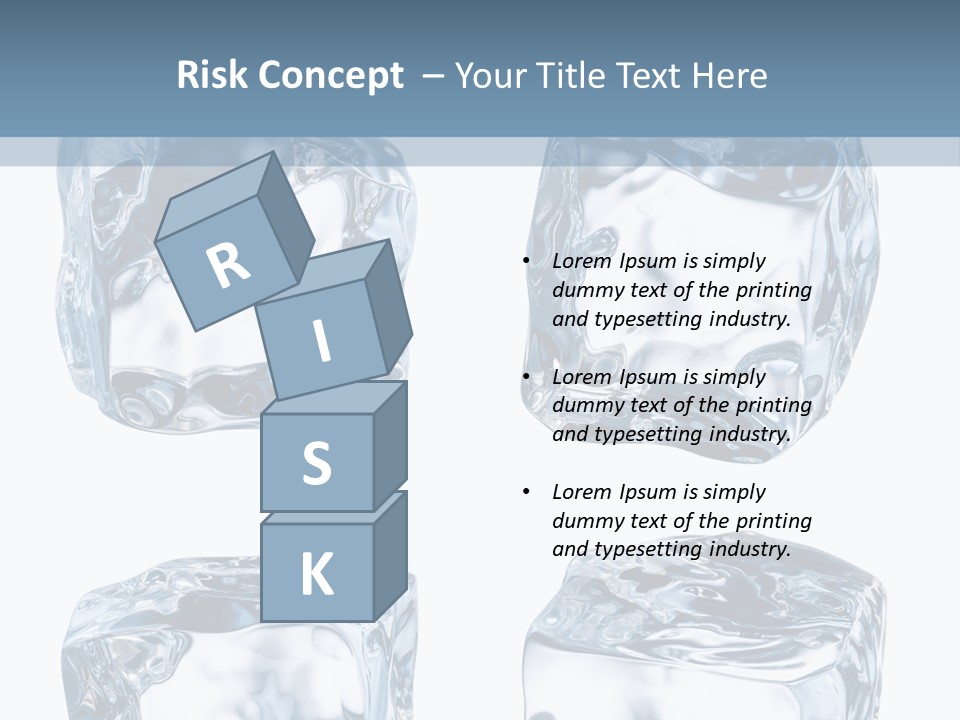 White Blocks Background PowerPoint Template