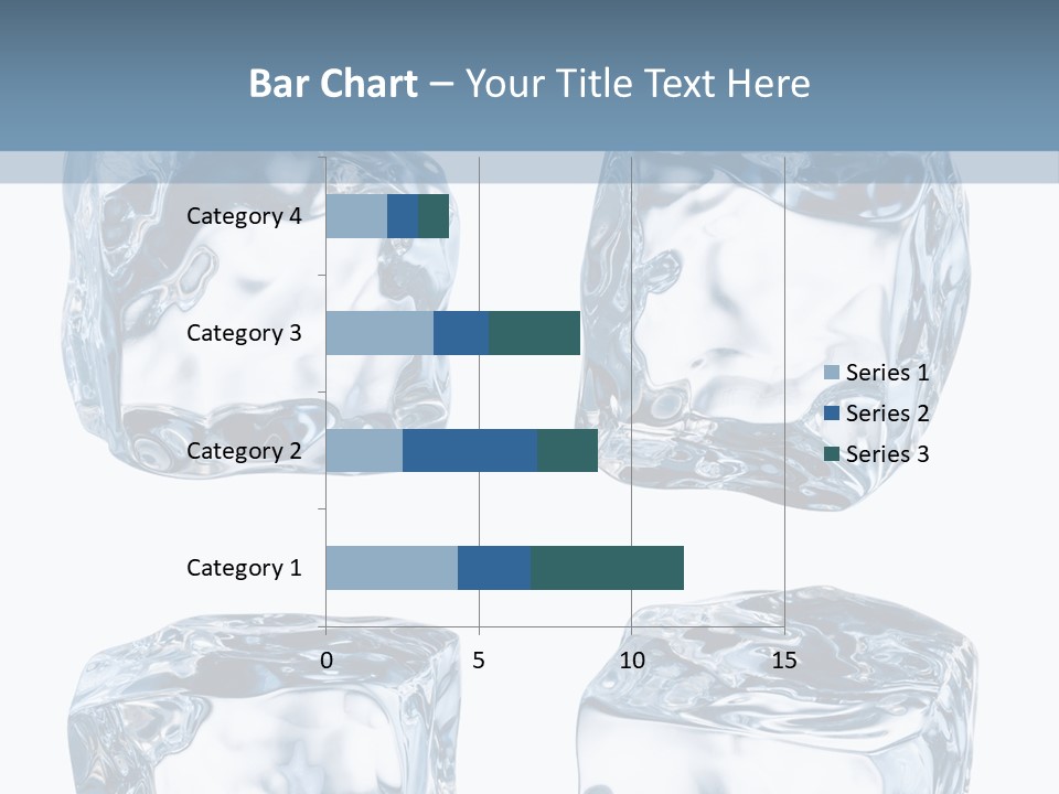 White Blocks Background PowerPoint Template