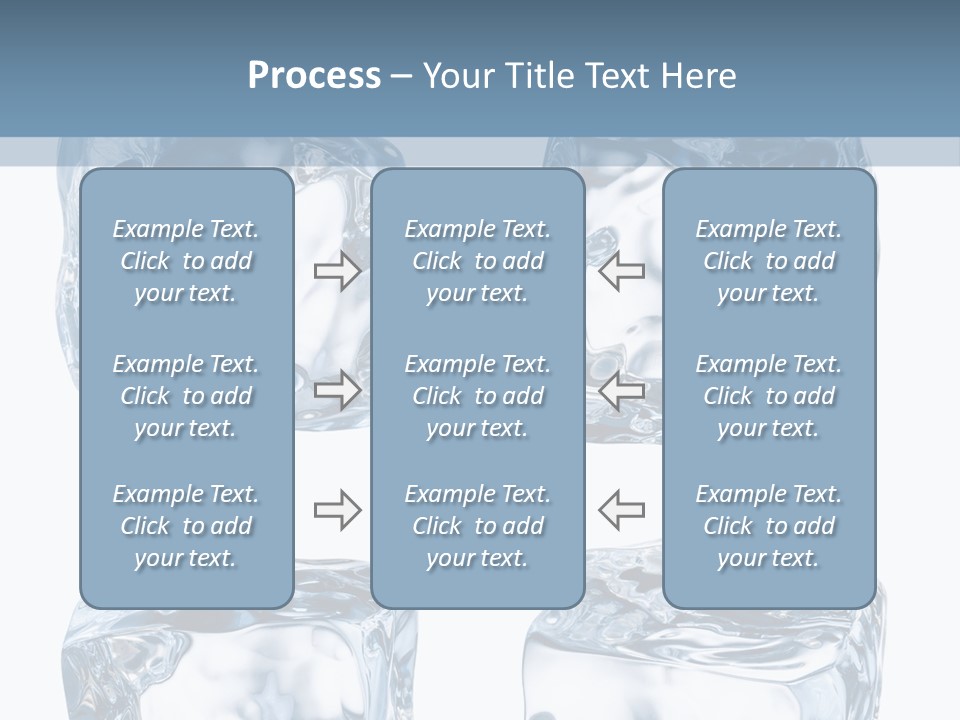 White Blocks Background PowerPoint Template