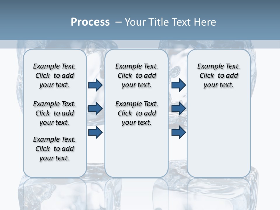 White Blocks Background PowerPoint Template
