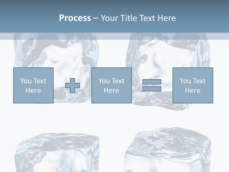 White Blocks Background PowerPoint Template