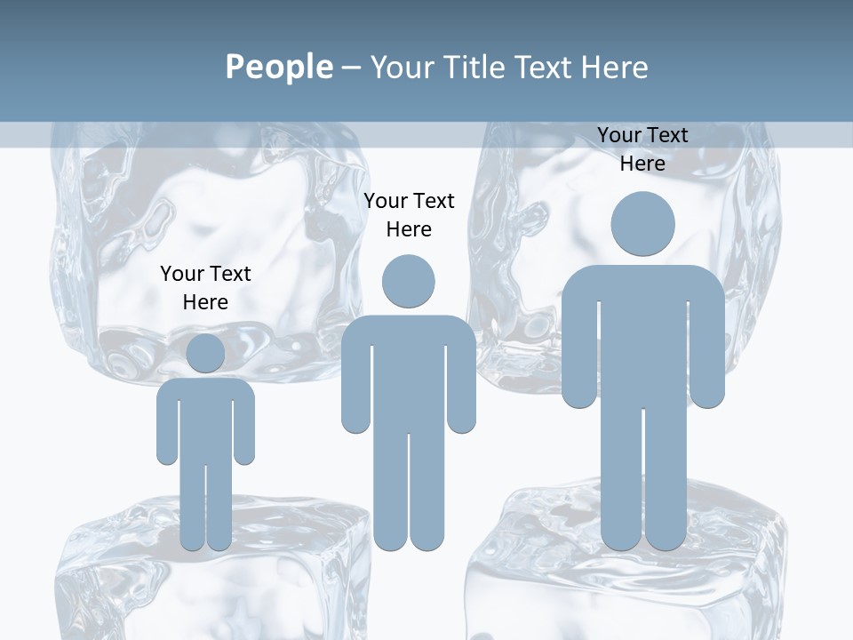 White Blocks Background PowerPoint Template