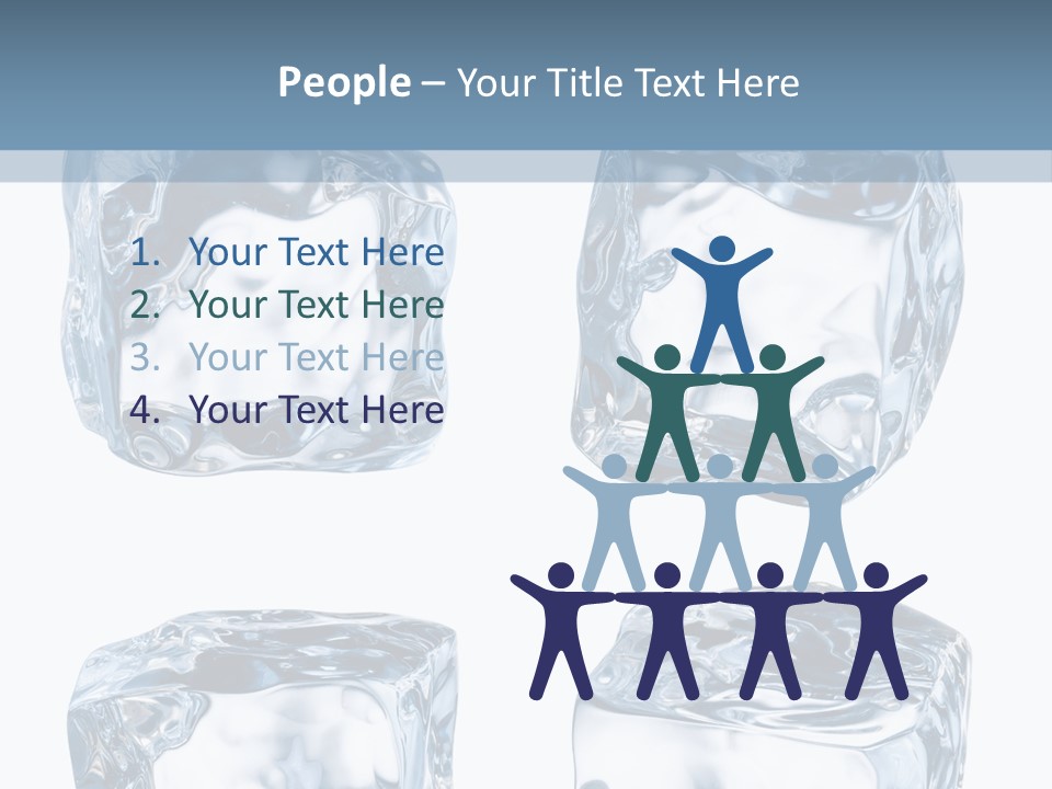 White Blocks Background PowerPoint Template