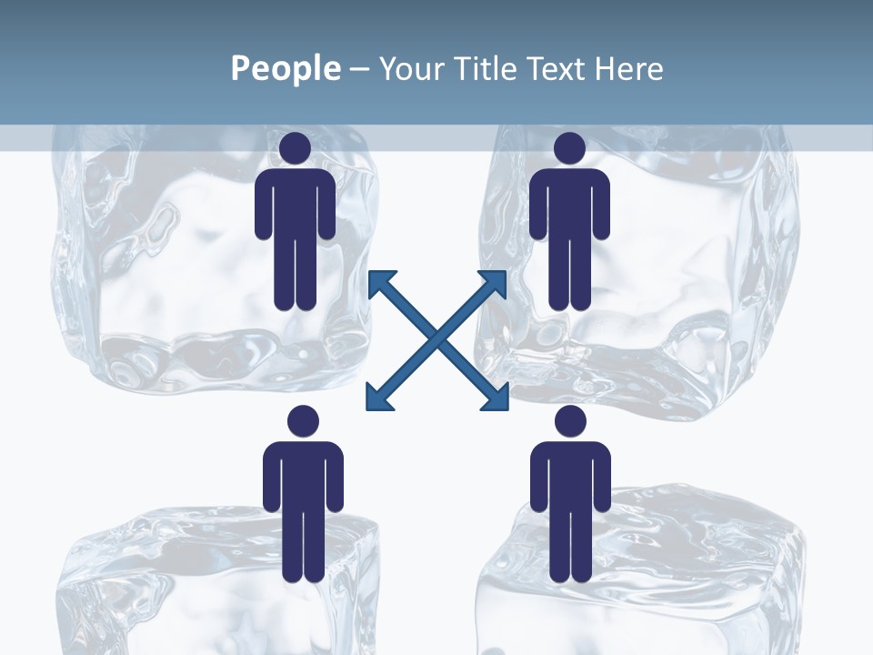 White Blocks Background PowerPoint Template