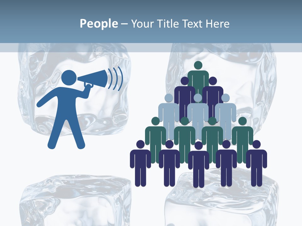 White Blocks Background PowerPoint Template