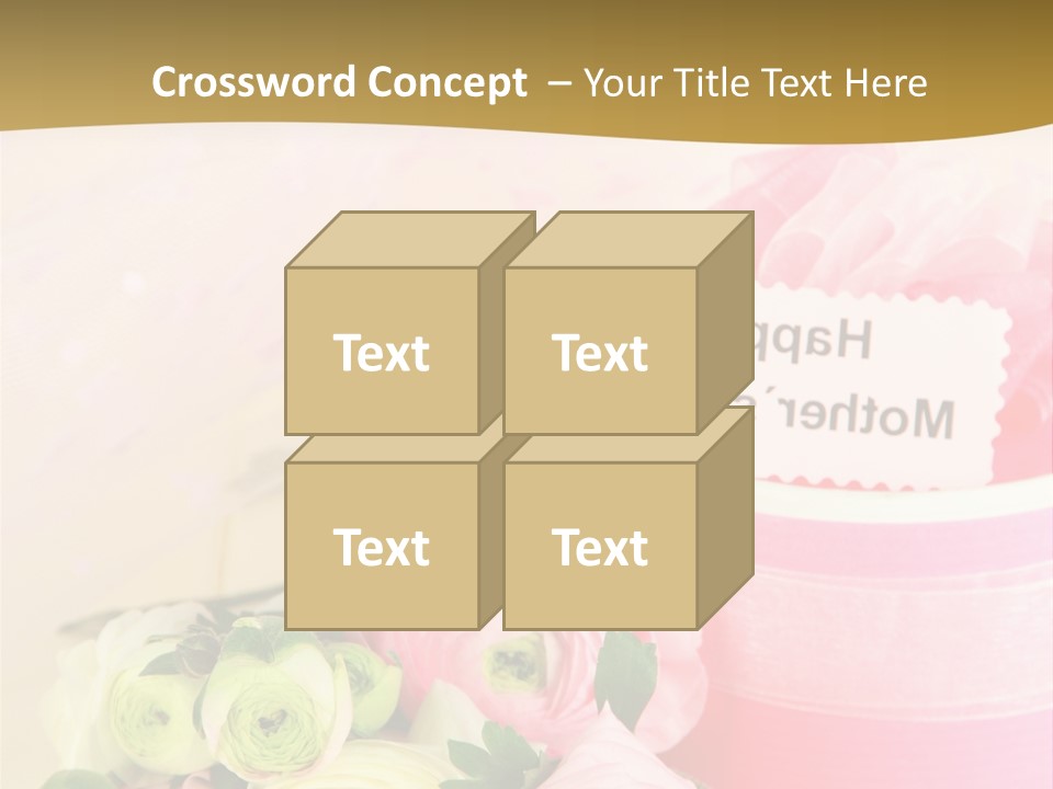 Bow Holiday Buttercup PowerPoint Template