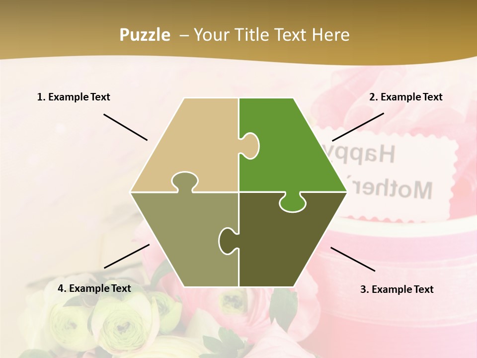 Bow Holiday Buttercup PowerPoint Template