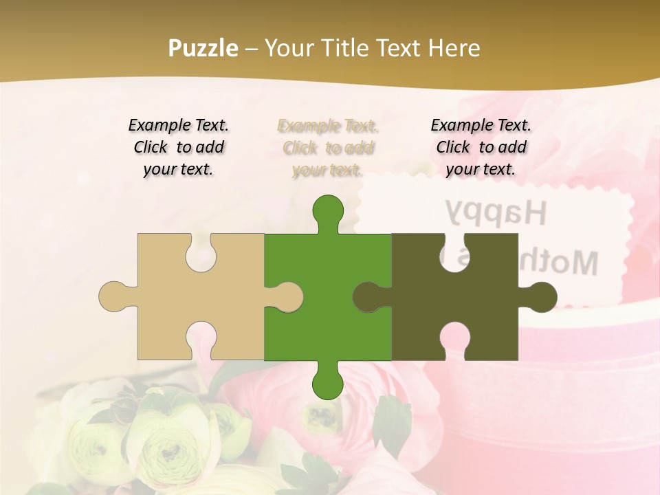 Bow Holiday Buttercup PowerPoint Template