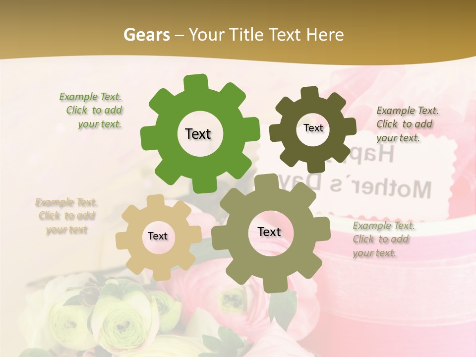 Bow Holiday Buttercup PowerPoint Template