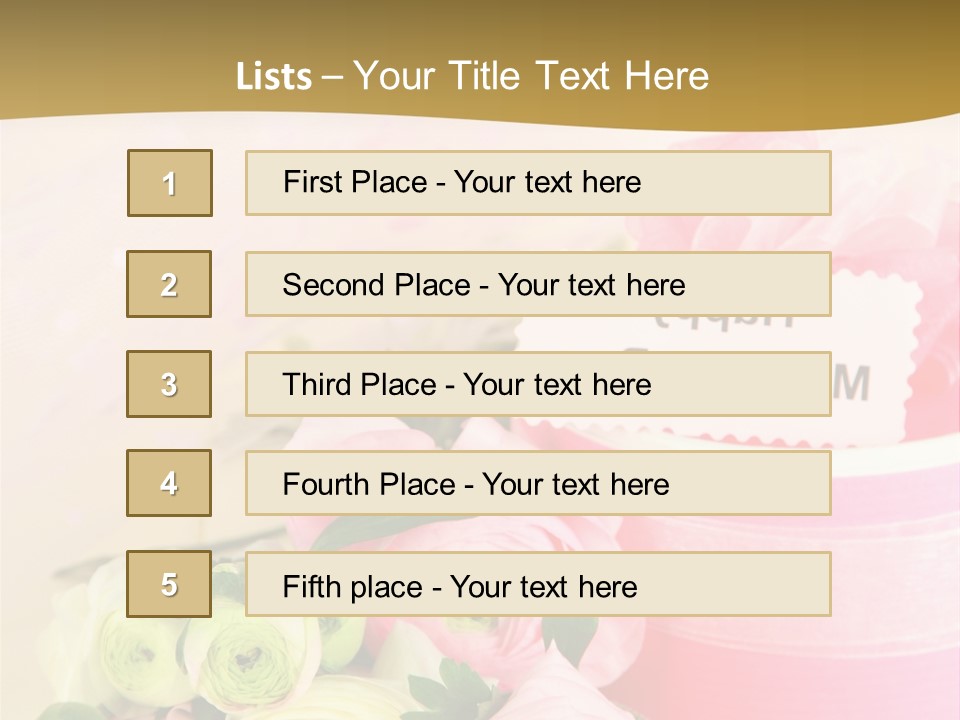 Bow Holiday Buttercup PowerPoint Template