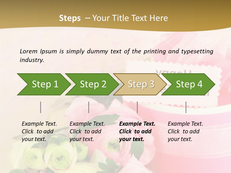 Bow Holiday Buttercup PowerPoint Template