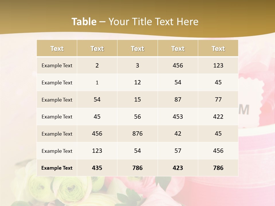 Bow Holiday Buttercup PowerPoint Template