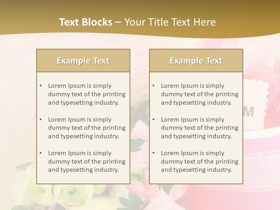 Bow Holiday Buttercup PowerPoint Template