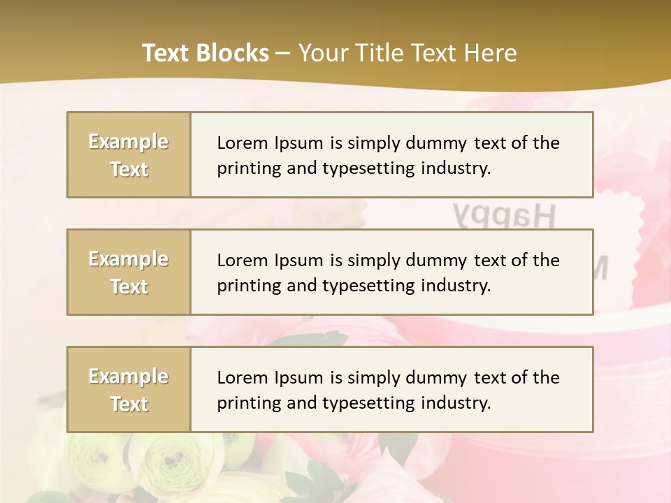 Bow Holiday Buttercup PowerPoint Template