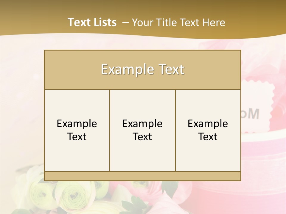 Bow Holiday Buttercup PowerPoint Template