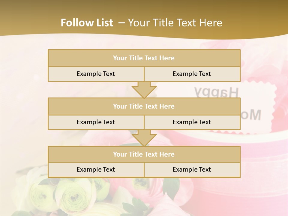 Bow Holiday Buttercup PowerPoint Template