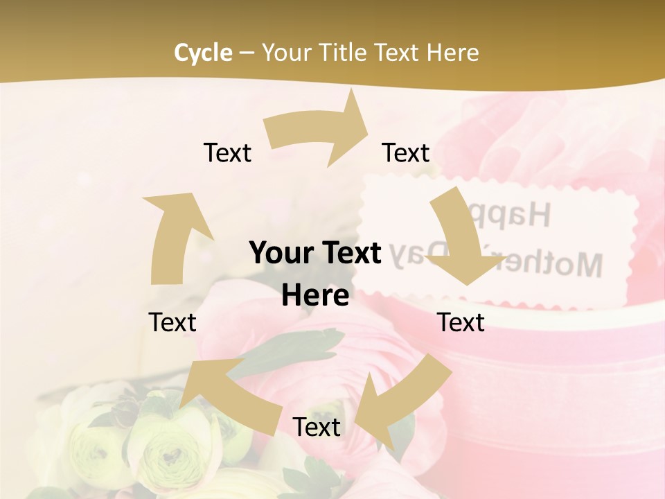 Bow Holiday Buttercup PowerPoint Template