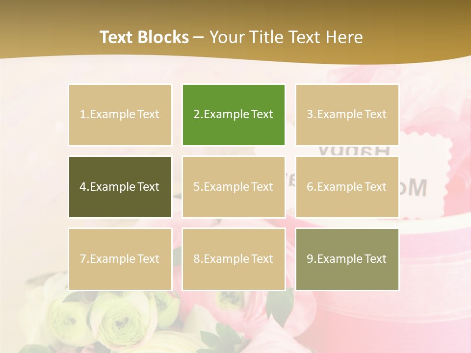 Bow Holiday Buttercup PowerPoint Template