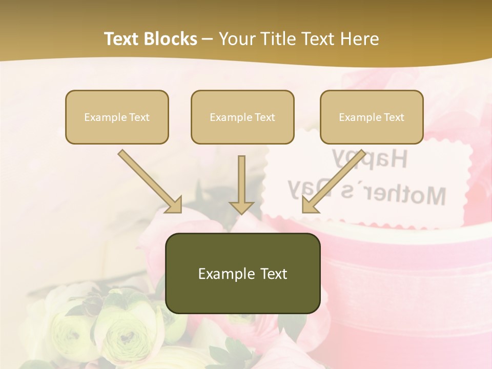 Bow Holiday Buttercup PowerPoint Template