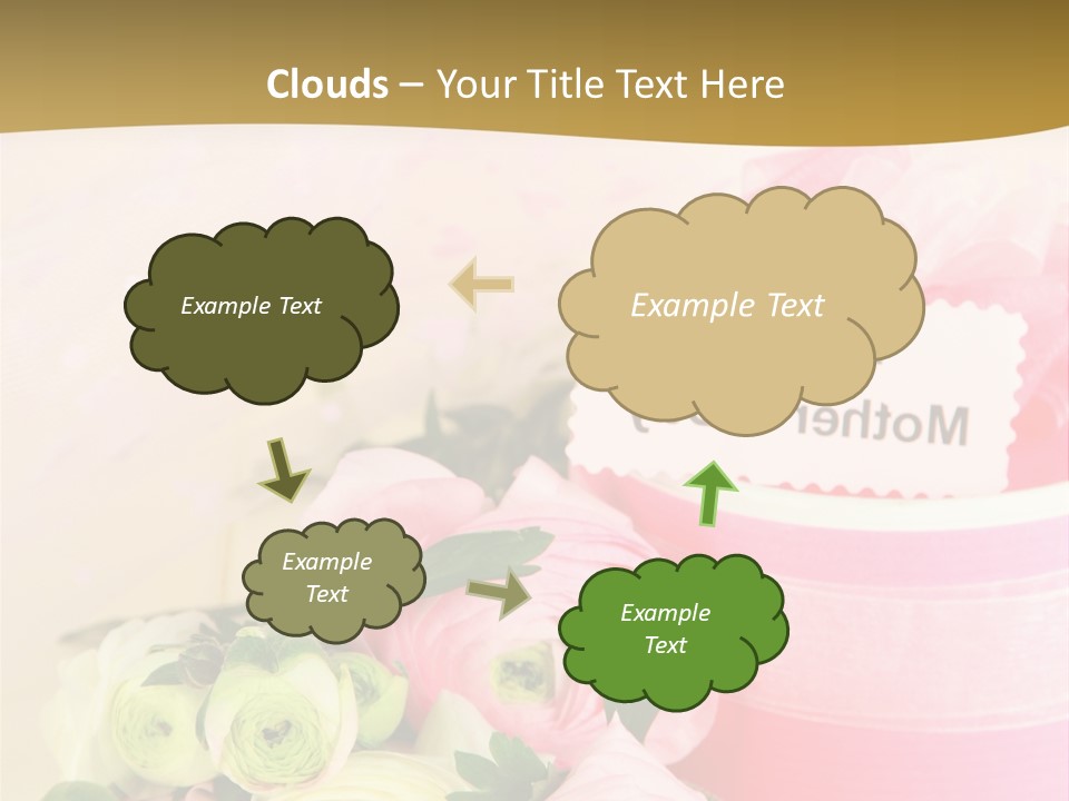 Bow Holiday Buttercup PowerPoint Template