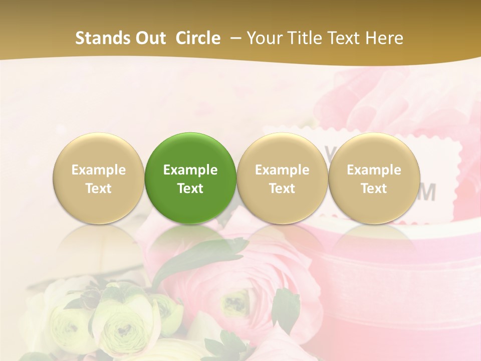 Bow Holiday Buttercup PowerPoint Template