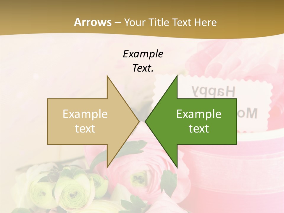 Bow Holiday Buttercup PowerPoint Template