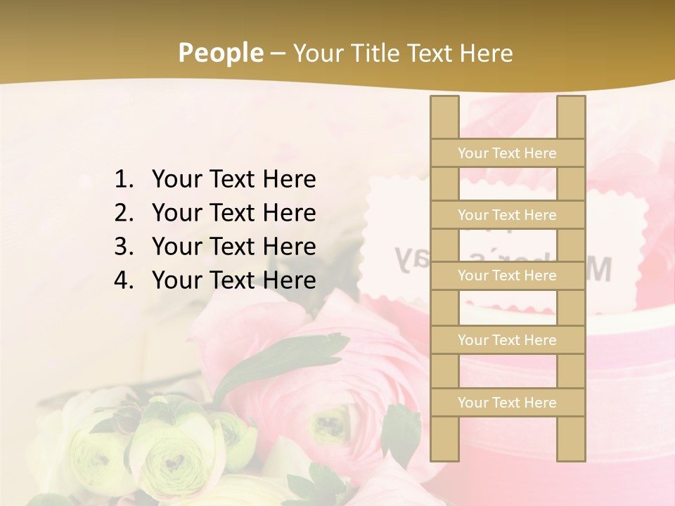 Bow Holiday Buttercup PowerPoint Template