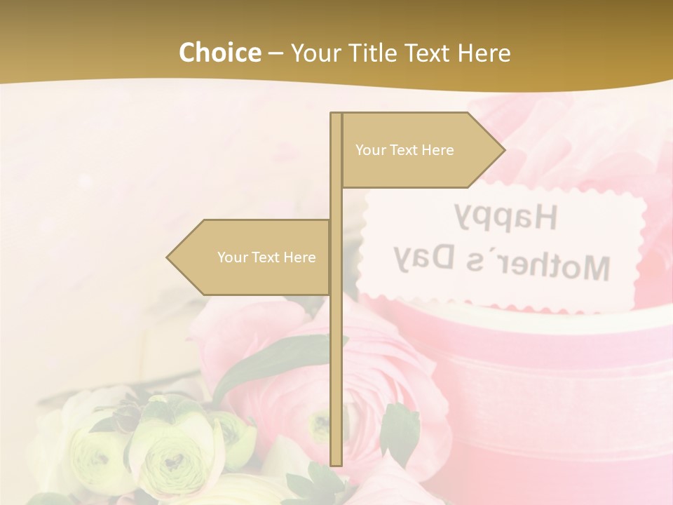 Bow Holiday Buttercup PowerPoint Template