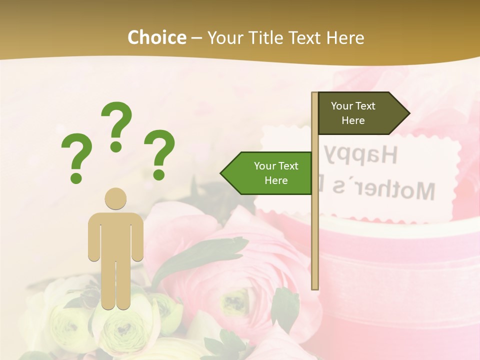 Bow Holiday Buttercup PowerPoint Template