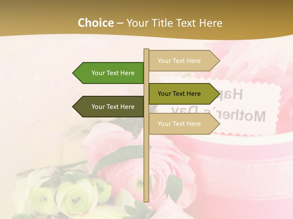 Bow Holiday Buttercup PowerPoint Template