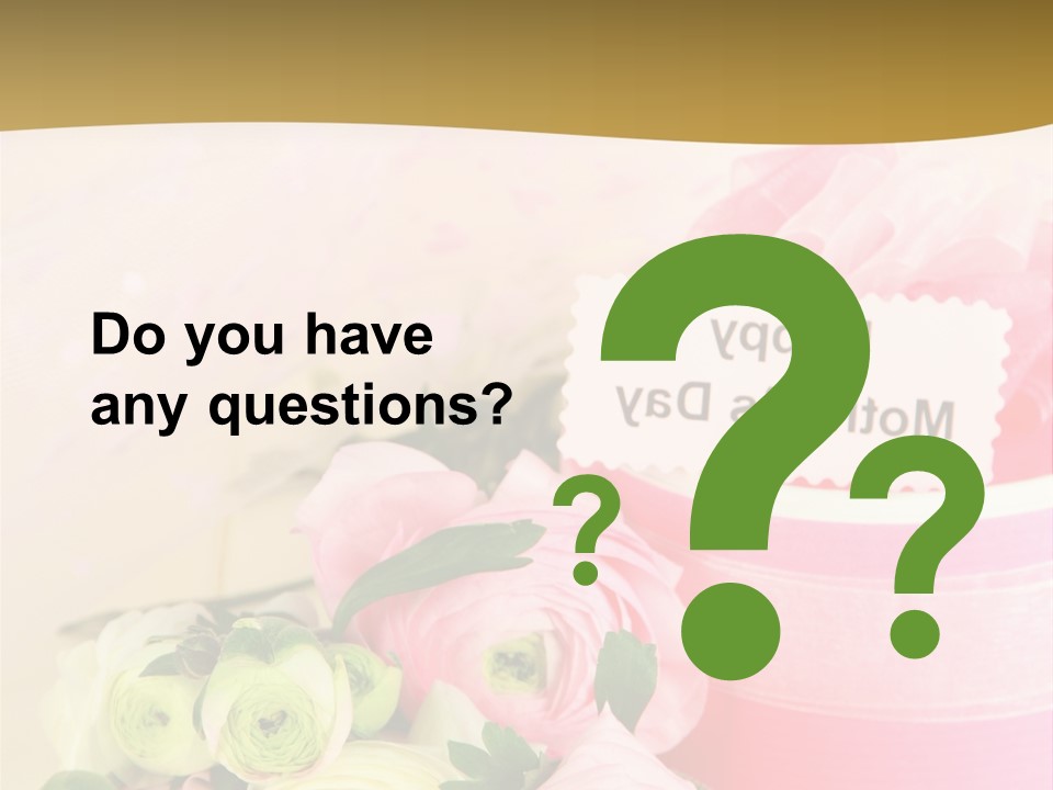 Bow Holiday Buttercup PowerPoint Template