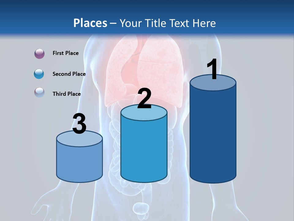 Organs Healthcare Pneumonia PowerPoint Template