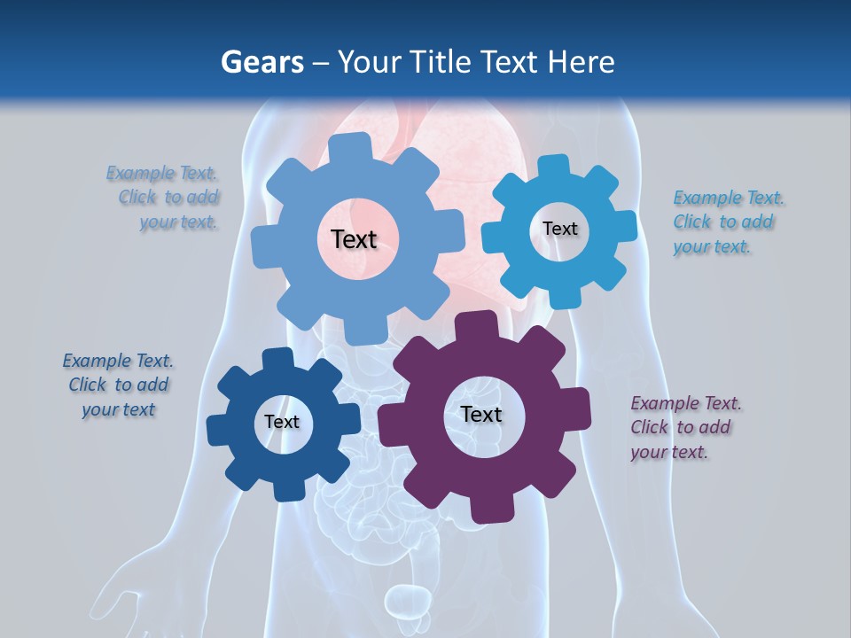 Organs Healthcare Pneumonia PowerPoint Template