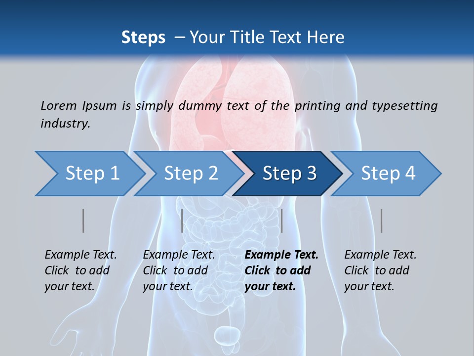 Organs Healthcare Pneumonia PowerPoint Template