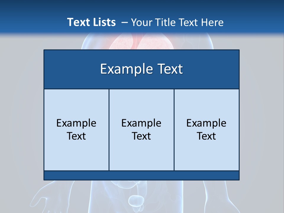 Organs Healthcare Pneumonia PowerPoint Template