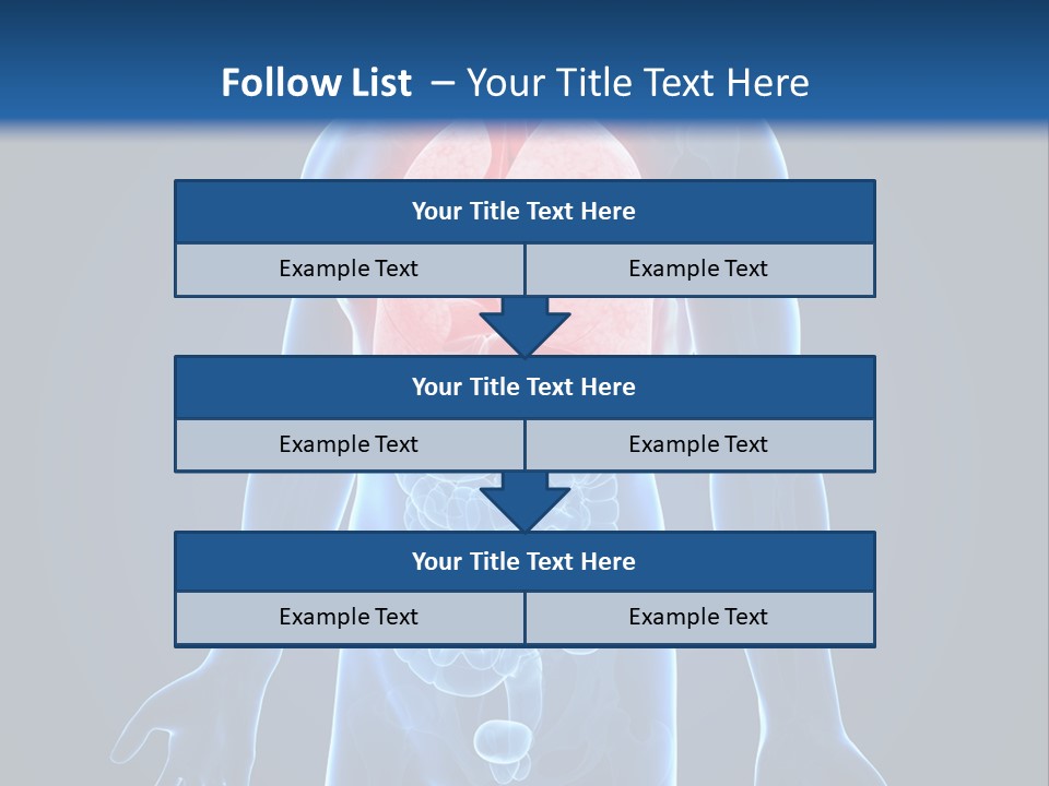 Organs Healthcare Pneumonia PowerPoint Template