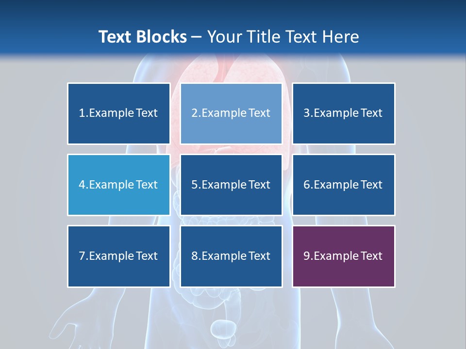 Organs Healthcare Pneumonia PowerPoint Template