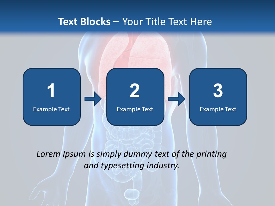 Organs Healthcare Pneumonia PowerPoint Template