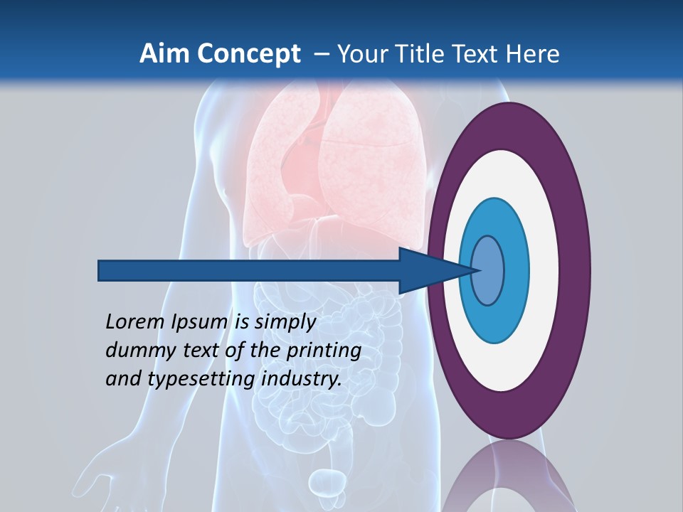 Organs Healthcare Pneumonia PowerPoint Template