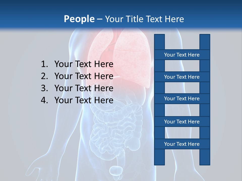 Organs Healthcare Pneumonia PowerPoint Template