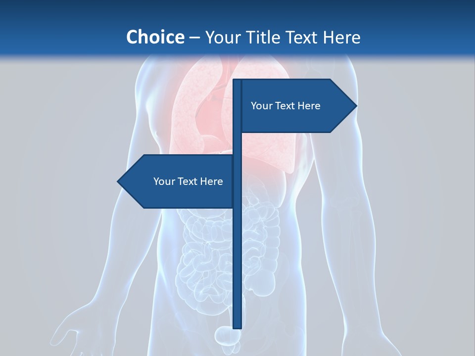 Organs Healthcare Pneumonia PowerPoint Template