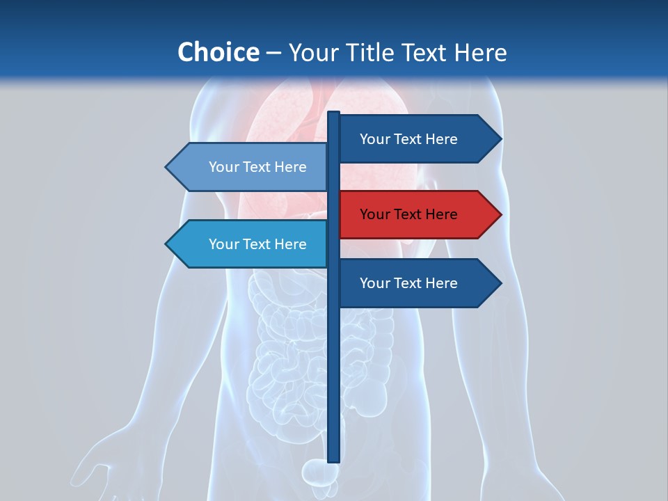 Organs Healthcare Pneumonia PowerPoint Template