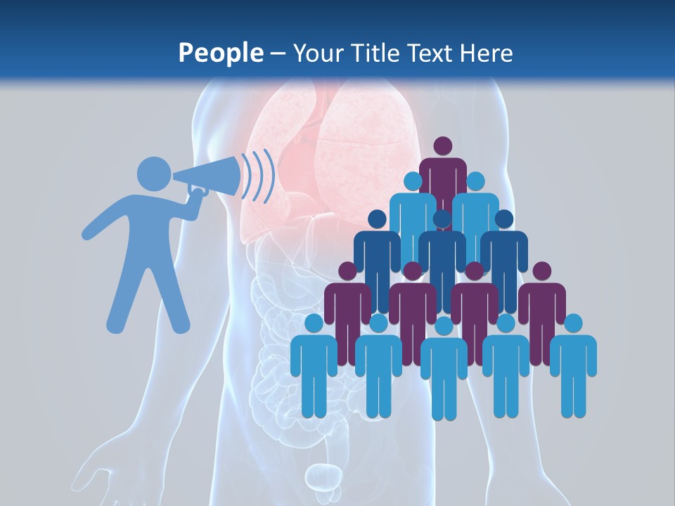 Organs Healthcare Pneumonia PowerPoint Template