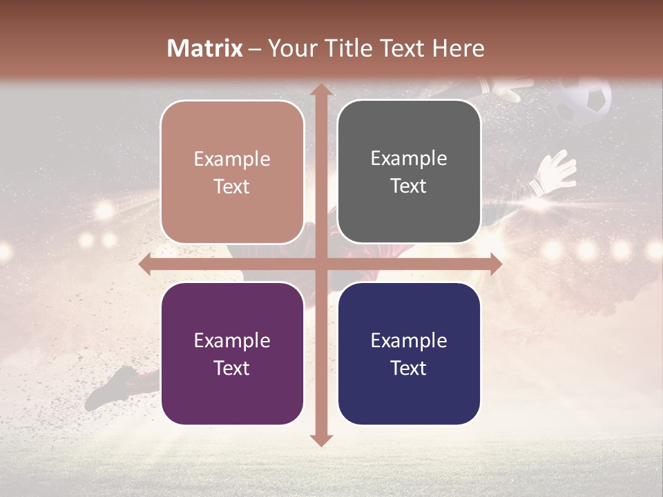 Soccer Sports Keeper PowerPoint Template