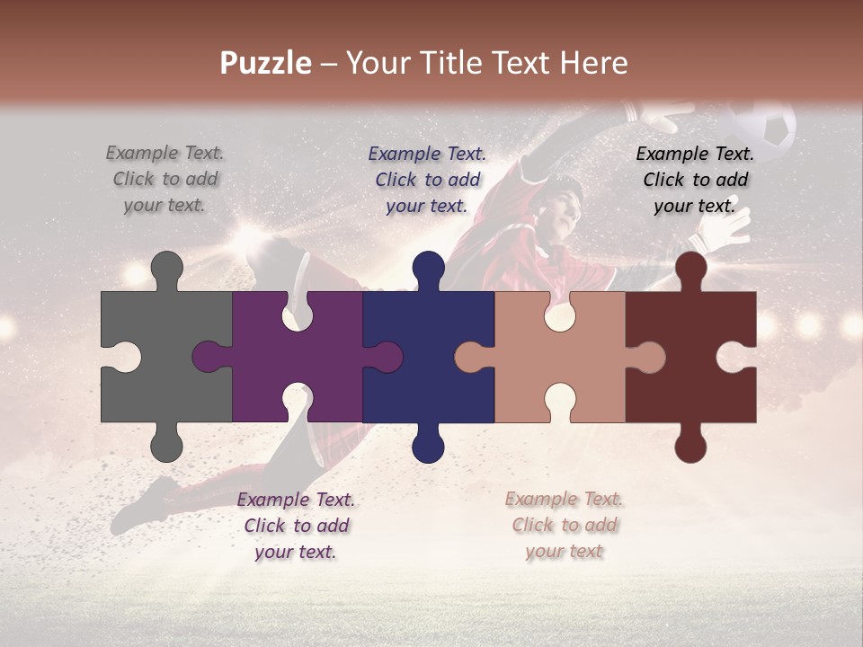 Soccer Sports Keeper PowerPoint Template