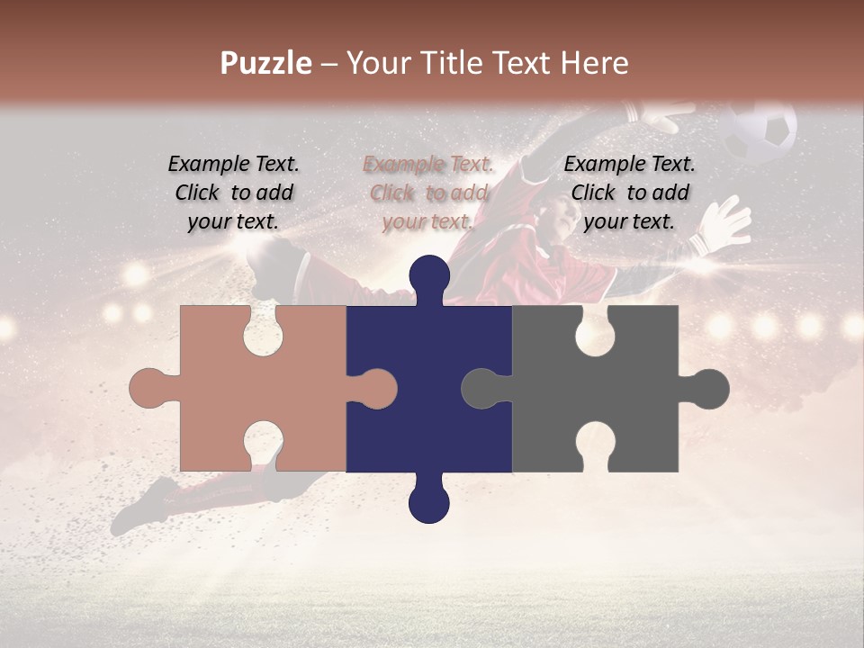 Soccer Sports Keeper PowerPoint Template