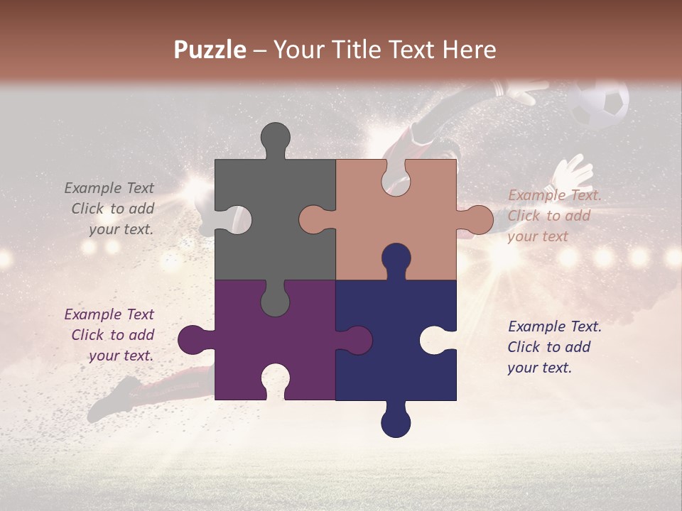 Soccer Sports Keeper PowerPoint Template